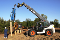 Chantier expérimental de Pieux Bois à Cubzac-les-Ponts (33)