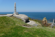 Sécurisation du blockhaus à la pointe du Hoc en Normandie