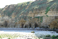 Confortement de la falaise de la pointe du Hoc en Normandie