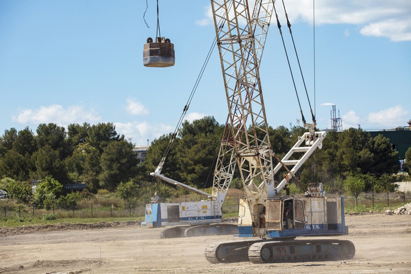 Fondations profondes pour une agence LIEBHERR